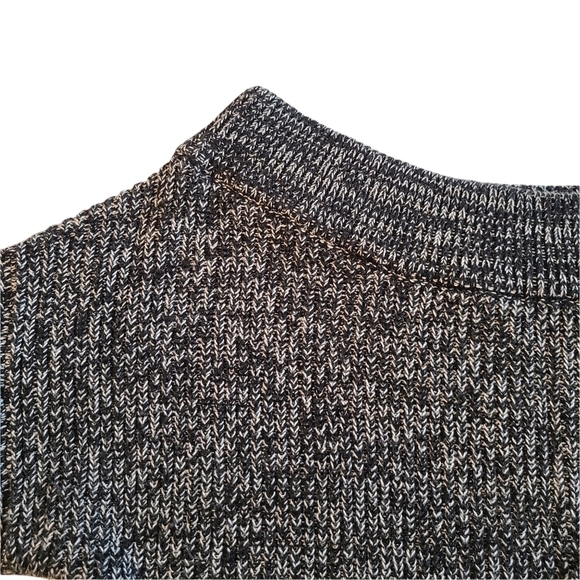 Guess Knit Wide Neck Sweater, Black and White, Size Extra Small - Picture 3 of 8